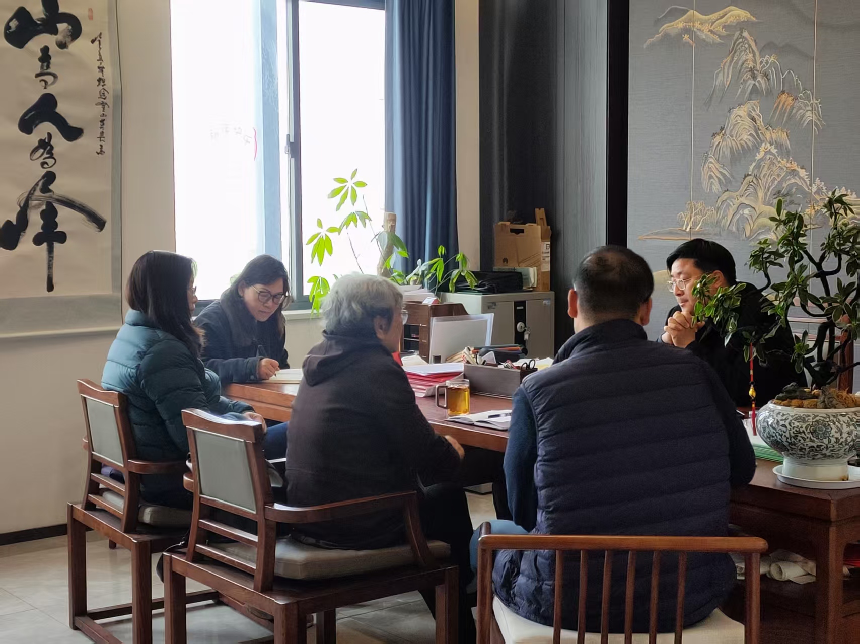 欢迎李勤生教授莅临我司开展交流合作活动